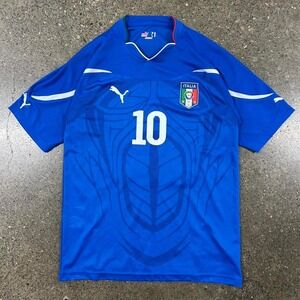 Vintage Puma Italy National Daniele De Rossi 2010-12 Jersey Kit (Size XL) Shirt